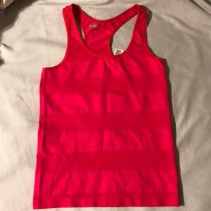 Pink stretch exercise top